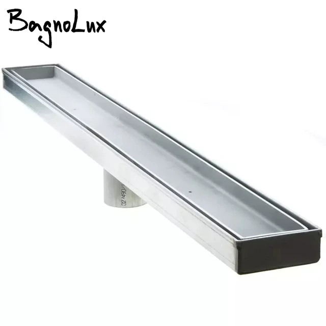 LUXE Squares Stainless Steel Linear Shower Drain