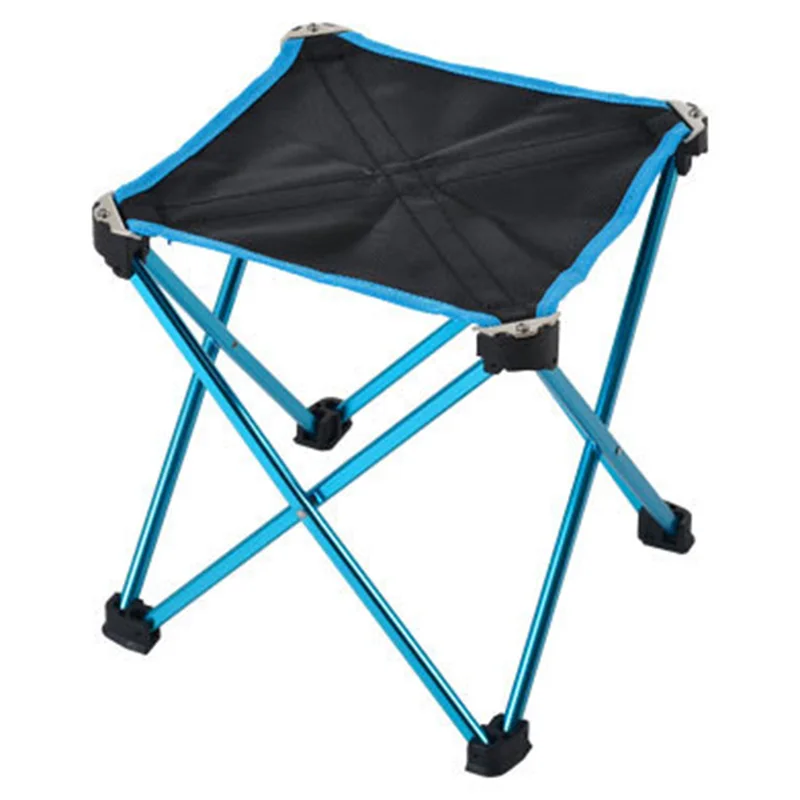 

Outdoor Sports Camping Folding Chair 6061 Aluminum Alloy+Cloth Folding Fishing Chair Ultra Light Portable Mini Seat Leisure Outd