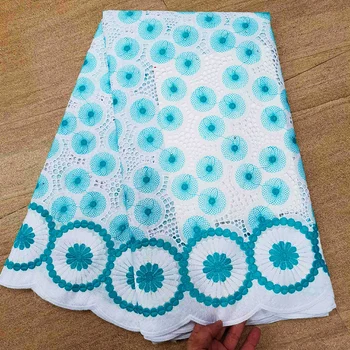 

Latest swiss lace fabric bule african lace fabric swiss voile lace in switzerland 5 yards nigerian lace fabric for dress