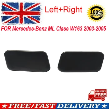 

MagicKit 1Pair Headlight Washer Cover Lamp Caps for Mercedes Benz ML Class W163 2003-2005