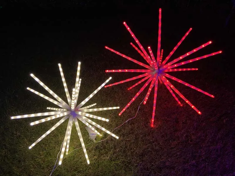 IP65 Waterproof Garden Decorative Outdoor Firework Lights for Walkway Patio Lawn Backyard Christmas Party Decor with Mode Change 4