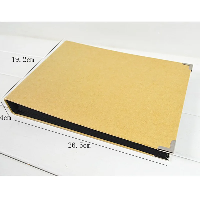 Новый пустой альбом для скрапбукинга с листьями фотоальбом самоклеящаяся ретро