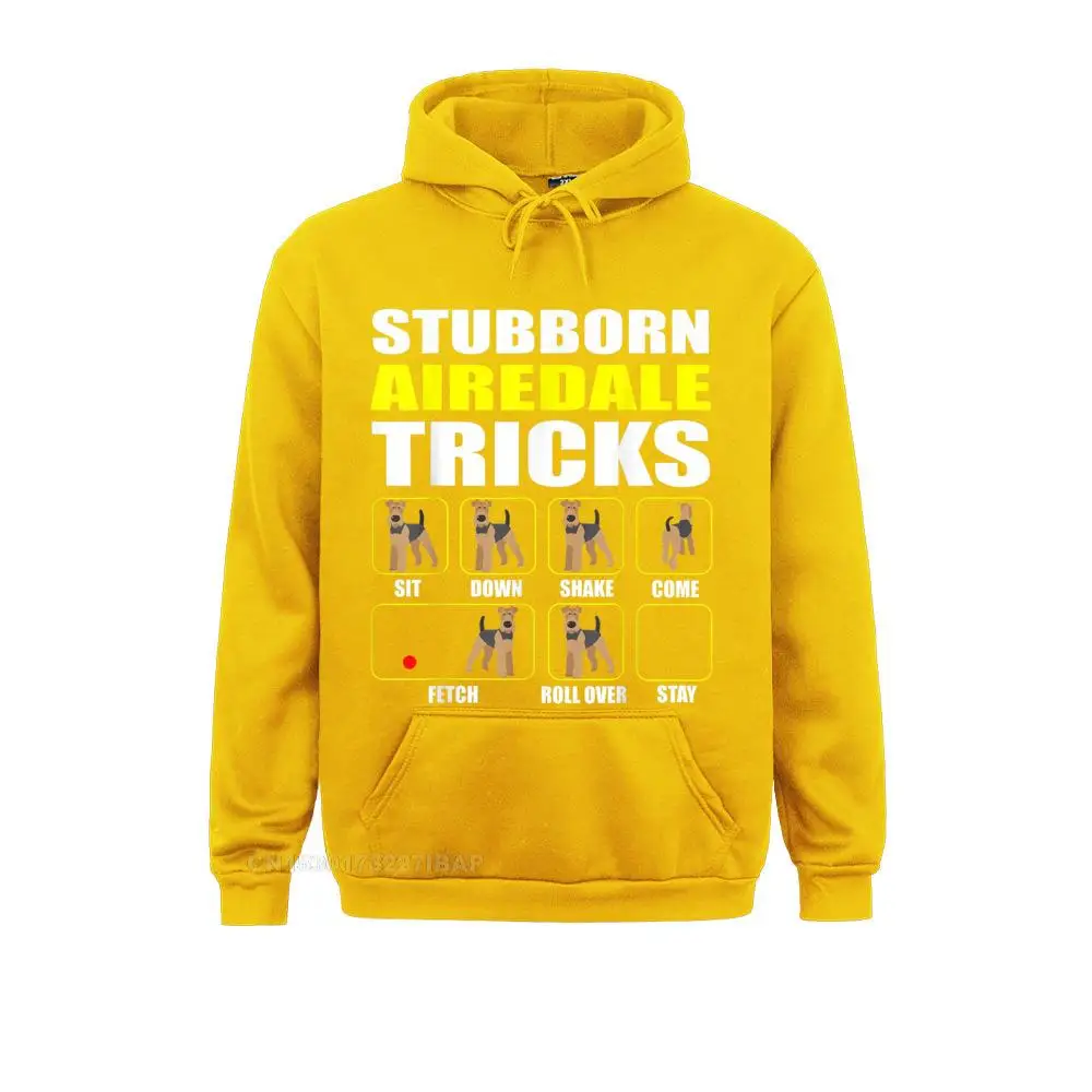thumbnail image 1 of Sudaderas de mujer de gran tamaño con capucha de manga larga y trucos de Airedale obstinados Ropa deportiva de estilo chino, 1 of 4