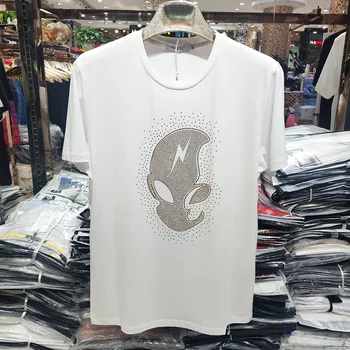 

2020 Summer New Style Base Shirt Mercerized Cotton Short Sleeve T-shirt MEN'S Top Loose-Fit Trend Half Sleeve T-shirt MEN'S Top