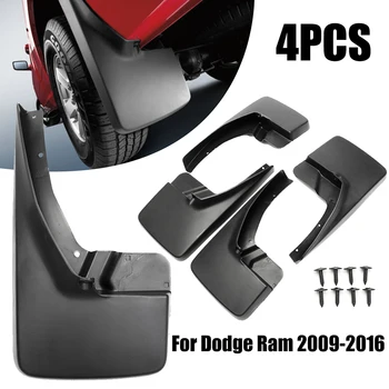 

Mud Flaps Fenders Splash Guards Front Rear Mudguard Set Replacement For 2010-2016 Dodge Ram