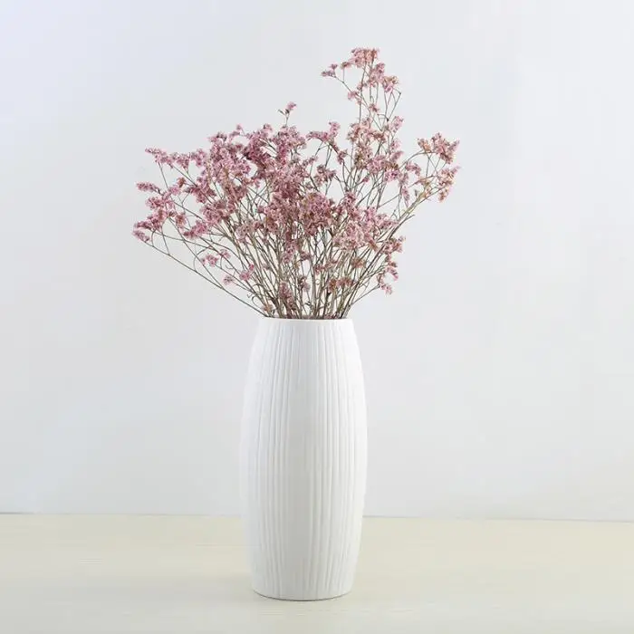 Средиземноморская керамическая ваза Скандинавское украшение для дома современная простая керамическая ваза для дома Цветочная вставка креативное украшение HR
