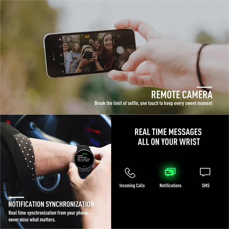 KW19 Women Smart watch Fitness tracker Heart rate Blood oxygen monitor Men Sport Waterproof Smartwatch For Android IOS phone