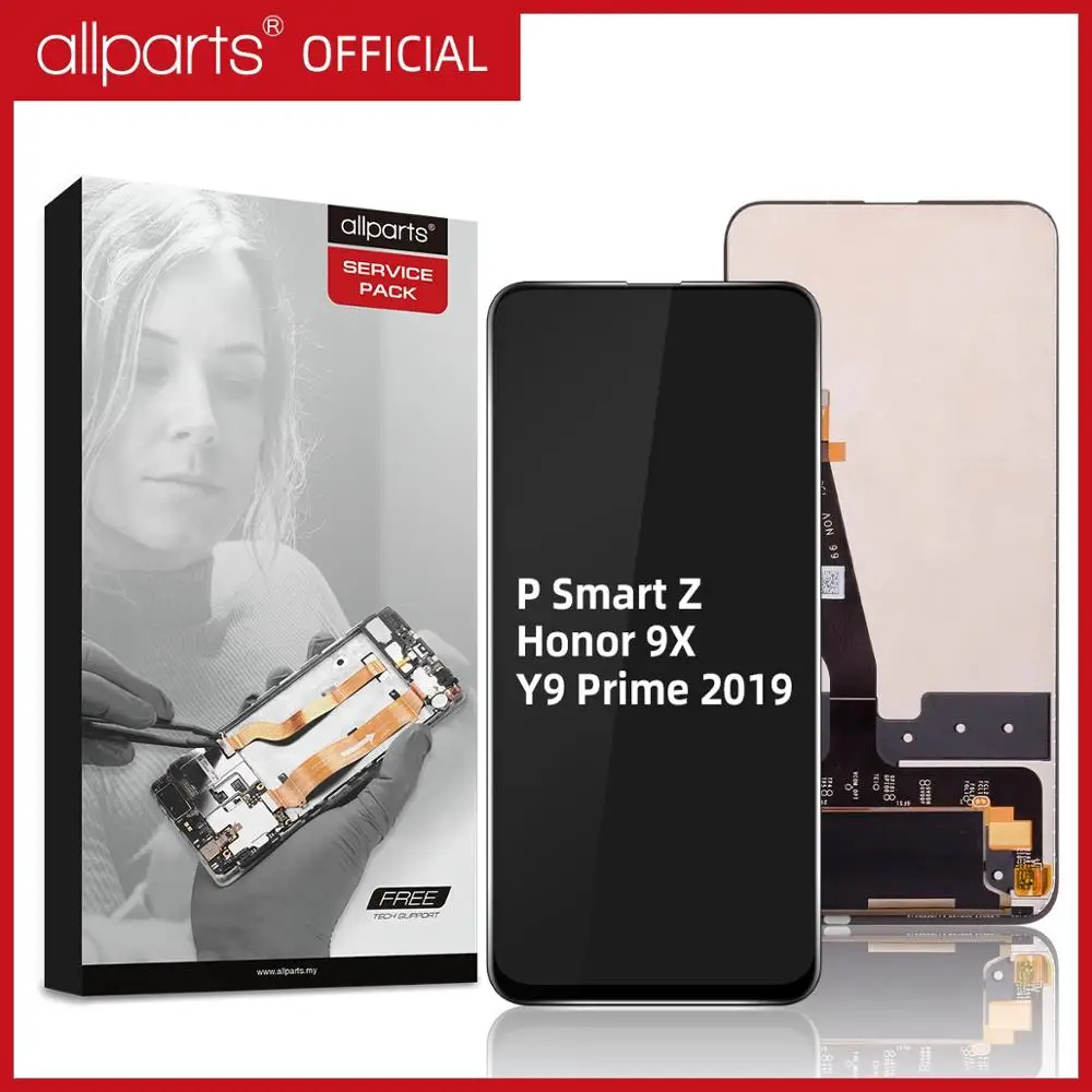 

Original IPS LCD For Huawei P Smart Z LCD Y9 Prime 2019 Honor 9X LCD Display Digitizer Touch Screen Assembly Black