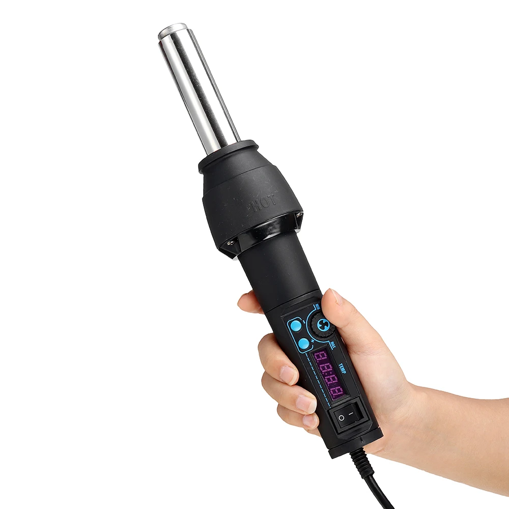 

Электрические паяльники 650 Вт, регулируемая электронная Тепловая пушка, паяльная станция для распайки, 650 Вт нагнетатель горячего воздуха