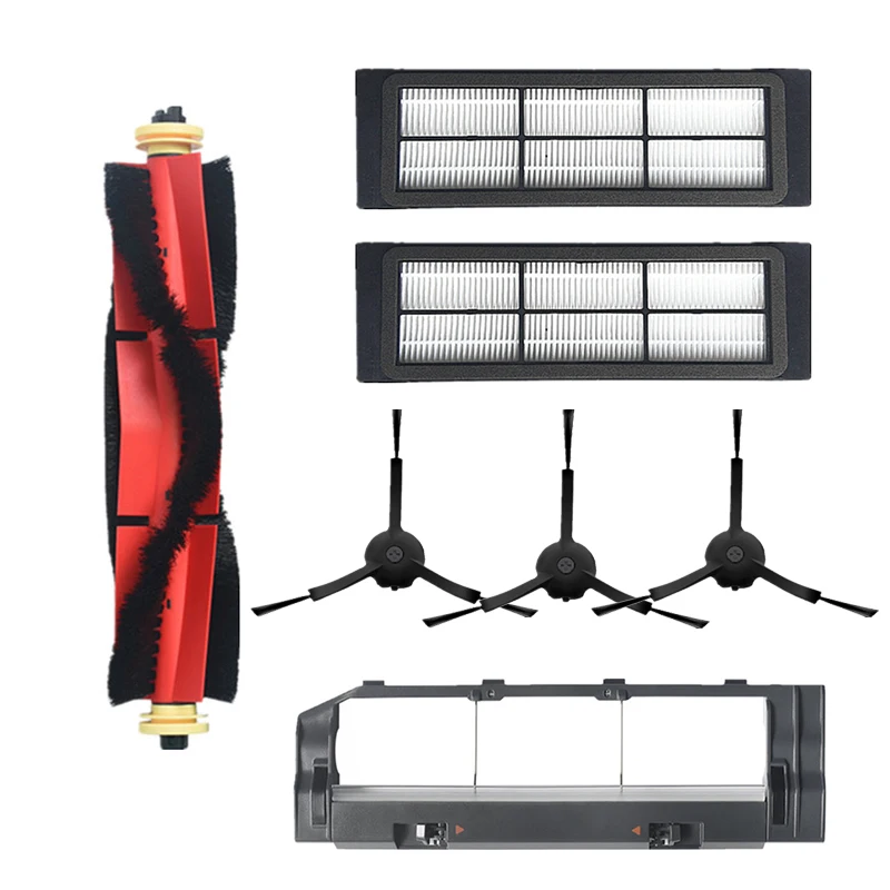 

Detachable Main Brush+Filter+Side Brush+Main Brush Cover for Xiaomi Vacuum 1St Roborock S50 S51 S55 E35 T60 T61 Roborock 2
