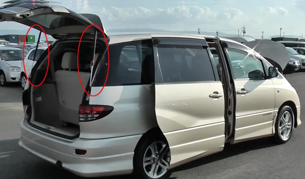 Задний багажник багажника газовые стойки подъемная опора для 2006 2019 Toyota Estima Aera 3rd