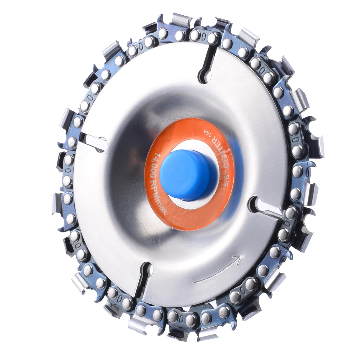 

Woodcarving Grinde Disc Chain 4" 22 Saw Tooth Fine Cutting Round Disc Chain Set for 100/115mm Wood Angle Grinder Disc Chain Saw