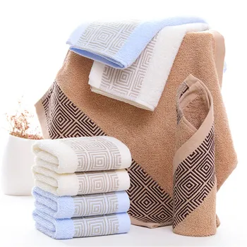 

Wholesale 10pcs 33cm Hand Towel Cotton Dry Lattice Towel Natural Eco-friendly Embroidered Bath Towel Soft Absorbent Hang Towel