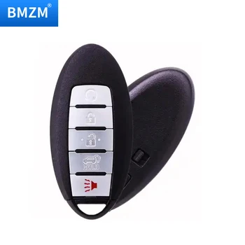 

BMZM 4+1 Buttons Smart Remote Car Key Suit for Nissan Rogue 2017-2019 with KR5S180144106 S180144110 433.92MHZ 4A Chip PCF7953M