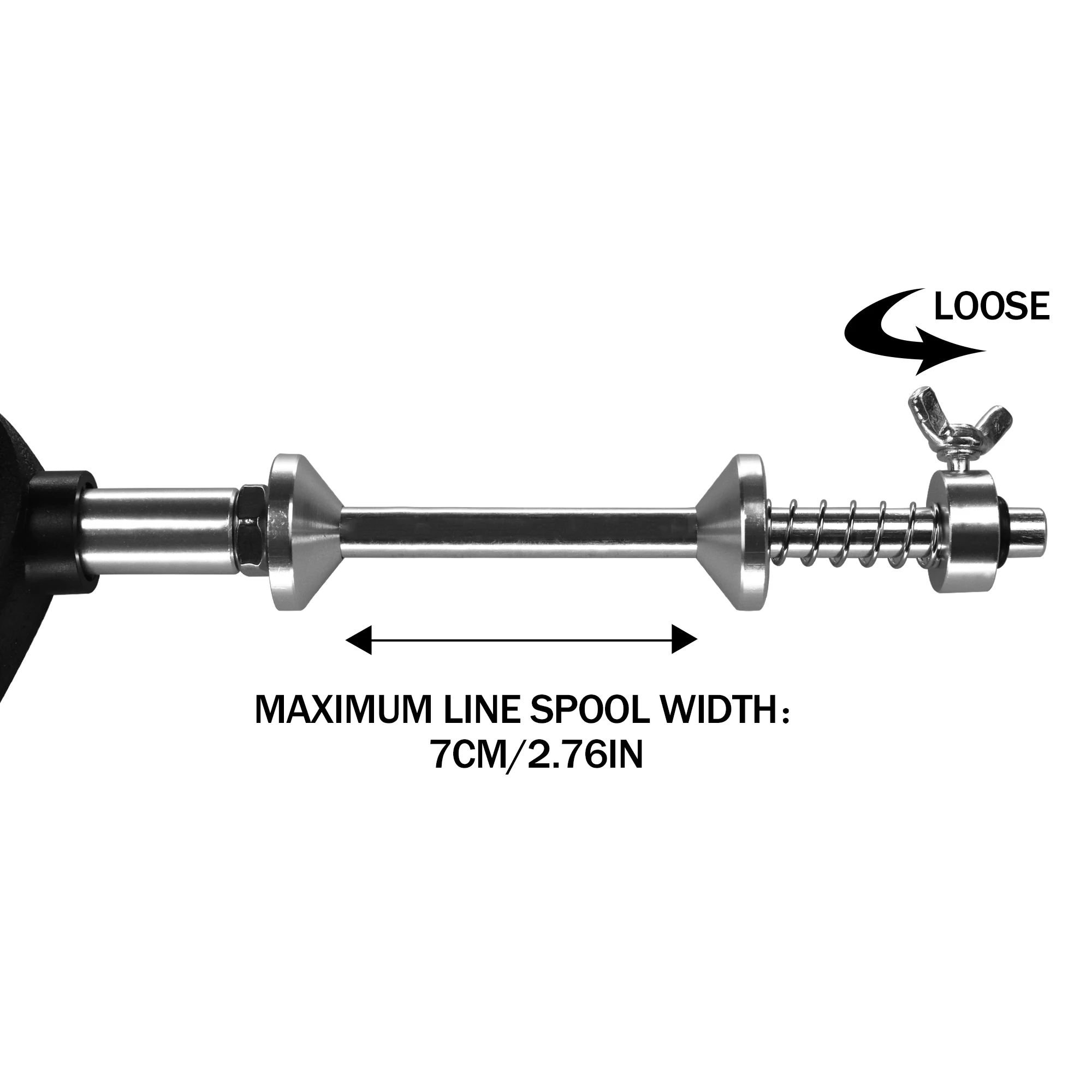 Portable Fishing Line Reel, Spooler System Machine Spooling