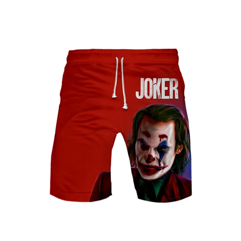 The Joker Put On A Happy Face Short Pants Cosplay Arthur Fleck Men Summer Casual Shorts 3D Print Sportwear Trouser - Цвет: 11