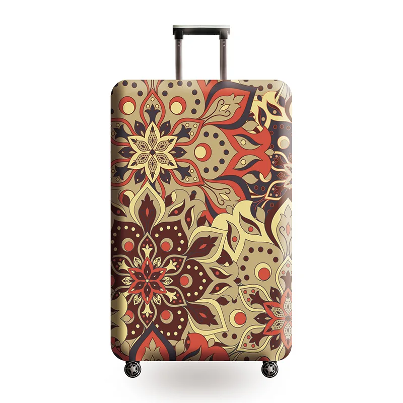 GIOVANIOR Traditional Arabic Floral Luggage Cover Suitcase Protector Carry On Covers