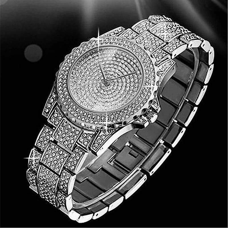 

Luxury Men watch star Diamond Top Brand Man Clock Crystal Shining Male Stainless Steel Wrist Watches Fashion Hour Quartz Busines