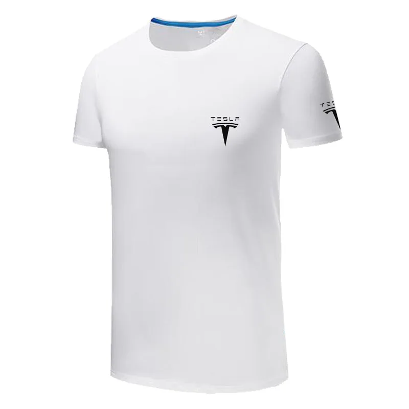 Бренд Tesla T футболка Homme Лето хлопок короткий рукав Мужская футболка Homme - Цвет: 14
