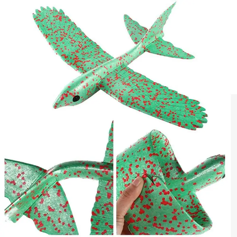 1 шт. 48 см EPP пенопластовый ручной планер самолет открытый птица-образный сгибаемый Летающий симулятор Дети Рождественский подарок мальчик классическая игрушка