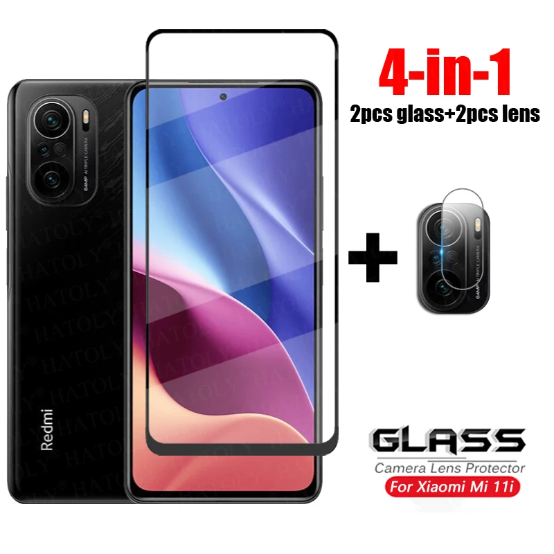 

For Glass Xiaomi Mi 11i Full Cover Tempered Glass For Xiaomi Mi 11 i Lite HD Phone Screen Protector Film For Xiaomi Mi 11i Glass