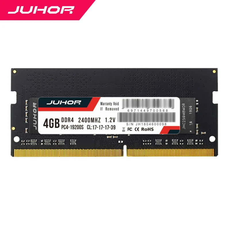 Оперативная память JUHOR ddr4 4 ГБ 8 ГБ 16 ГБ память для ноутбука с нагревом sodimm 2133 МГц 2400 МГц NB ram 1,2 в Новая Память dimm