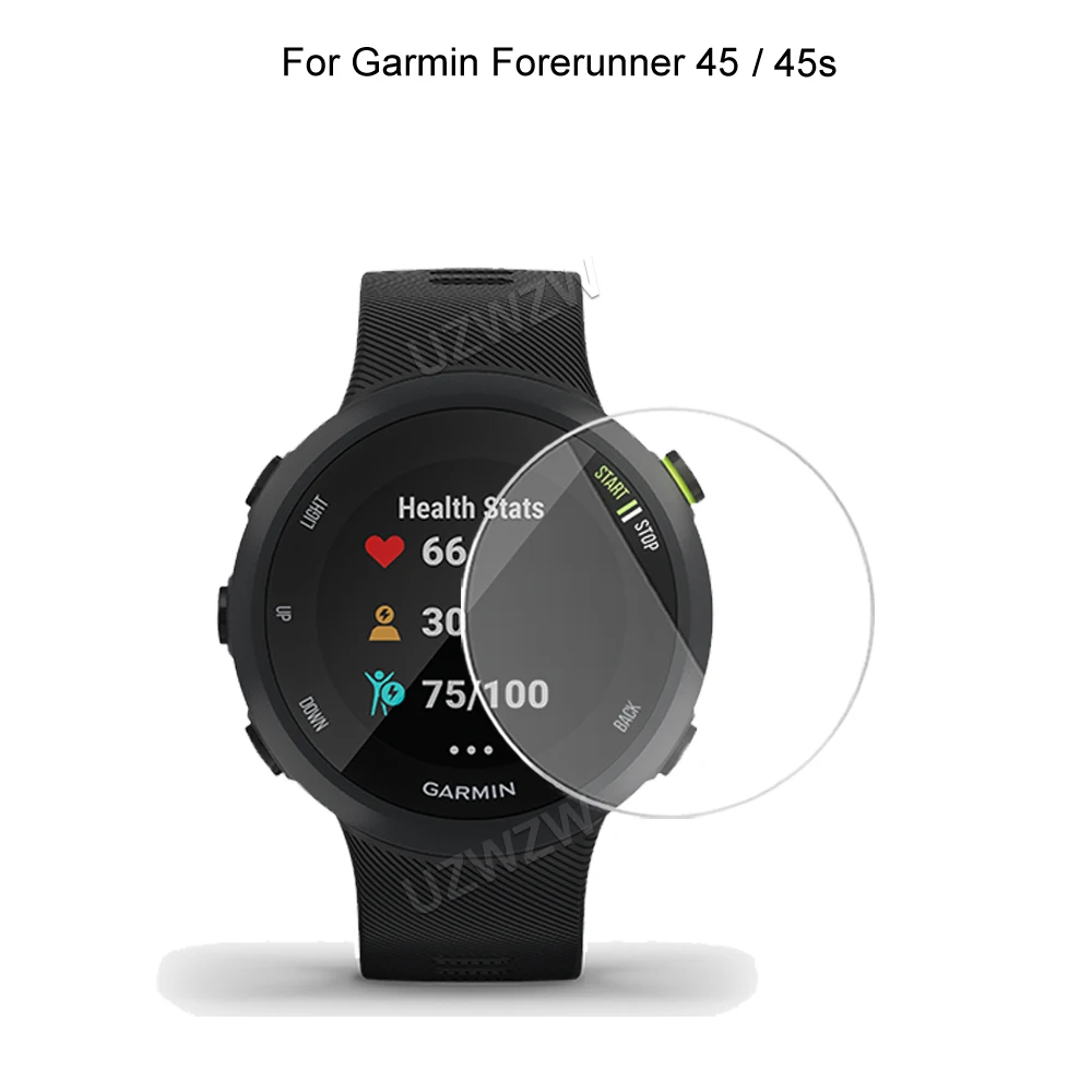 Защита экрана для смарт-часов Garmin Forerunner 45 45s 2.5D защитное Закаленное стекло