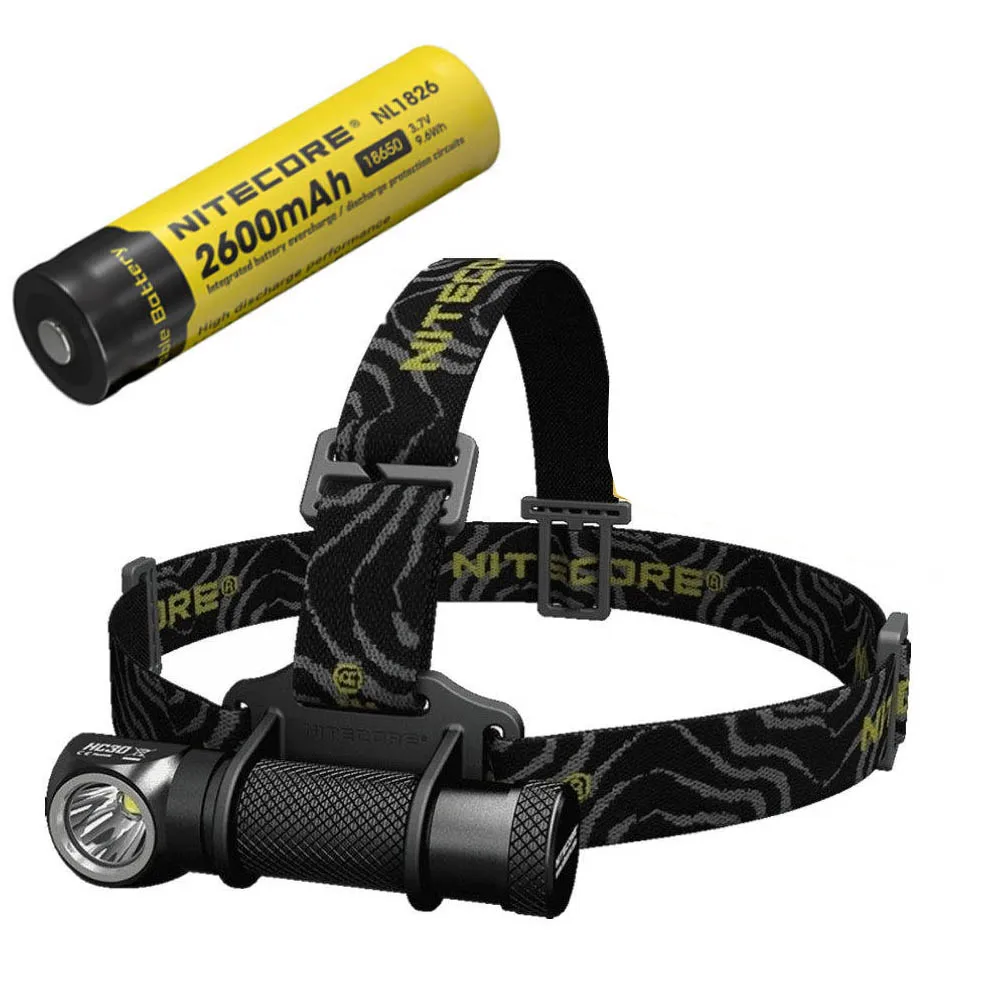 HC30 NL1826 NITECORE HC30 HC30W головной светильник CREE XM-L2 U2 светодиодный Макс 1000ЛМ головной светильник дальность луча 162 М головной светильник наружный налобный фонарь - Испускаемый цвет: HC30 NL1826