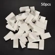 50 шт одноразовые мягкие губки штампы для ногтей градиент окраски маникюрные инструменты