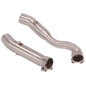 Dual-outlet for Suzuki GSXR1000 2009-2011 Motorcycle Exhaust Pipe Left Right Middle Pipe Slip On 51mm Mufflers Stainless Steel - - Racext 15