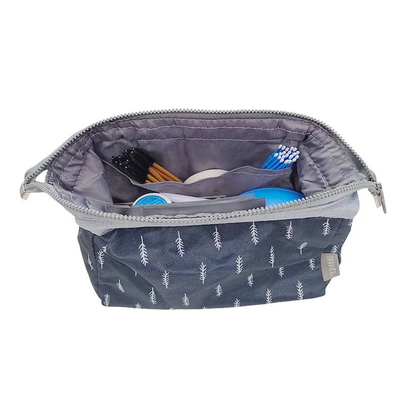 Cosmetic bag for eyelash extension High density strap PU-foamcoating Waterproof material black blue Travel bag