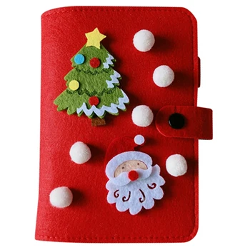 

Christmas Notebook Cute Cartoon Christmas Hand Book Loose-Leaf Notebook Notebooks Diary Child Gift
