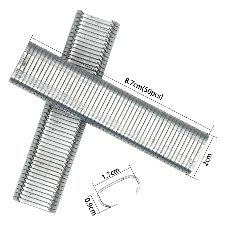 Animal Cage Installation Clamp and C Type Nails Animal Cage Clamp Chicken Pig Bird Pet Accessories Installation Equipment