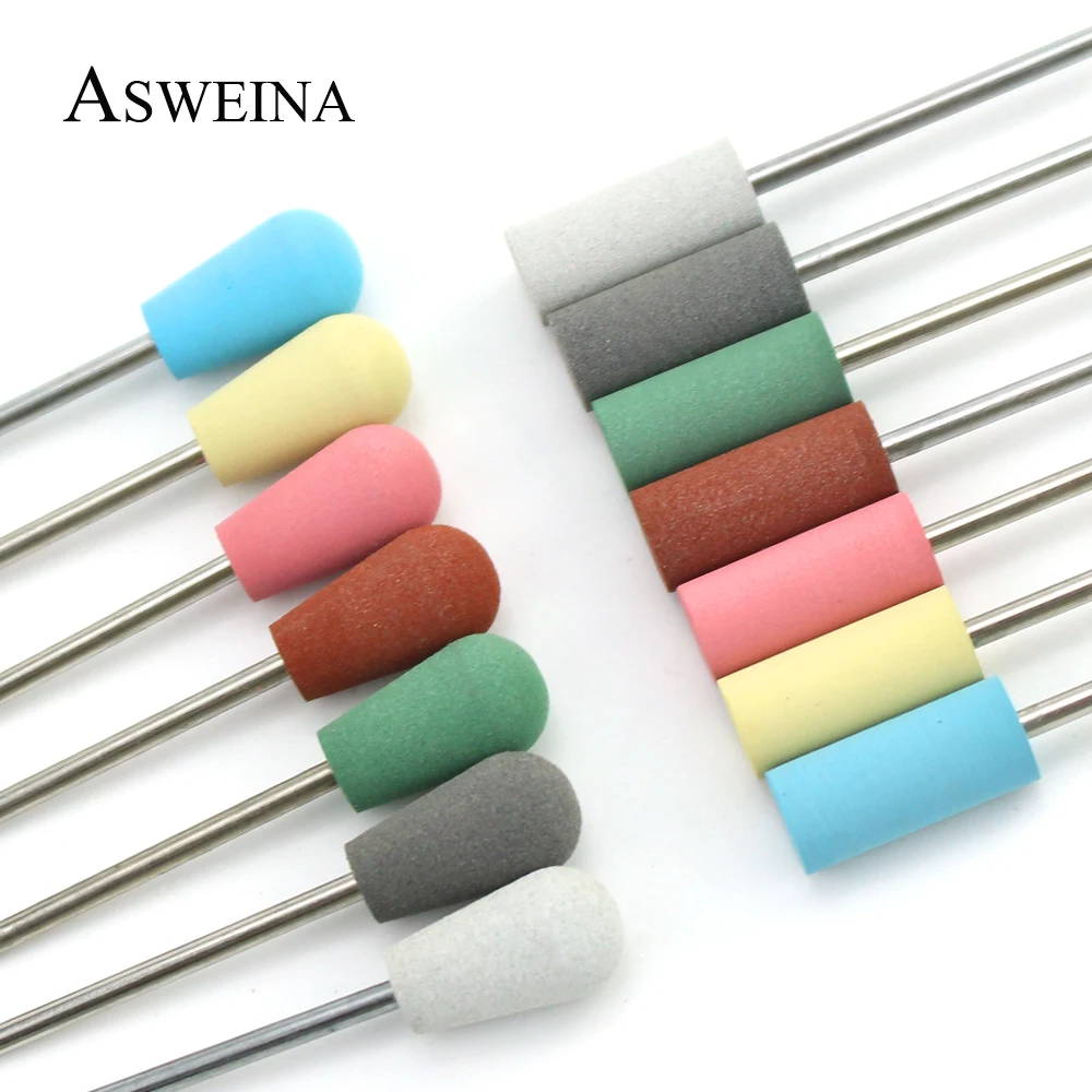 

1pcs Nail Drill Bit Silicone Milling Cutter Rotary Electric Manicure Files Pedicure Machine Accessories Cuticle Burr Nail Tools