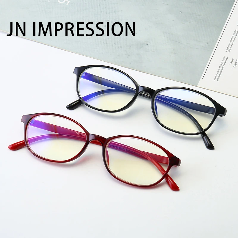 

JN Anti-blue light Reading glasses TR Material Ultra light Prescription glasses UV400 UNISEX +1.0+1.5+2.0+2.5+3.0+3.5+4.0 T8046