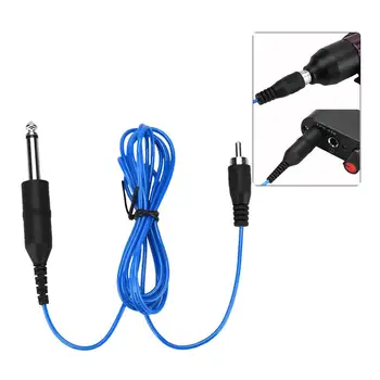 

Soft Silicone RCA Tattoo Clip Hook Line Power Cord Machine Accessory Supply Cooperate closely with RCA plug, it is not easy to