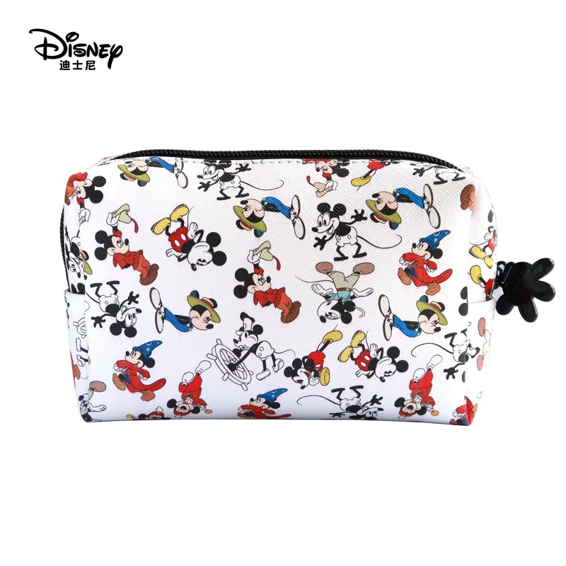 Genuine Disney Makeup Bags Mickey Mouse Bag Multi-function Female Travel Bag Cosmetic Storage Wallet Handbag children toy plush cosmetic bag cosmetic storage bag makeup bag cosmetic case