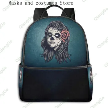 

Spain Festival Day Of The Dead Children's Skull Backpack For School Women/man Boys Girls Backpack Bag