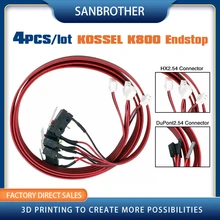 

3D Limit Switch Parts 2PIN 3PIN HX2.54 DuPont2.54 Connector MINI KOSSEL Delta Reprap Endstop 1Meter