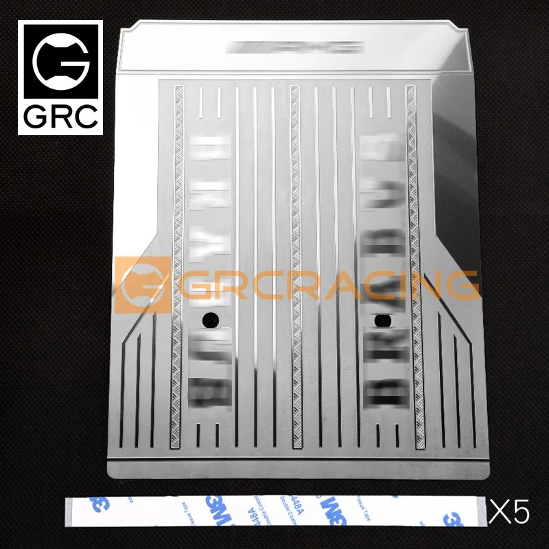 GRC 스테인리스 스틸 후면 트렁크 리드, 1/10 Trx-6 G63 Trx-4 G500 에 적합, 개조 및 업그레이드 액세서리