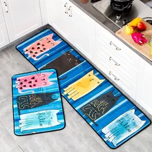 Медленное дерево, утолщенный фланелевый ковер для прихожей, дома, кухни, ванной комнаты, коврик для ног, мультяшный нескользящий коврик для двери, входной коврик для спальни