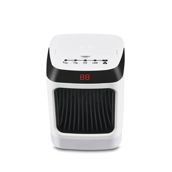 

Electric Heaters Fan Countertop Mini Home Room Handy Fast Power Saving Warmer for Winter Heating