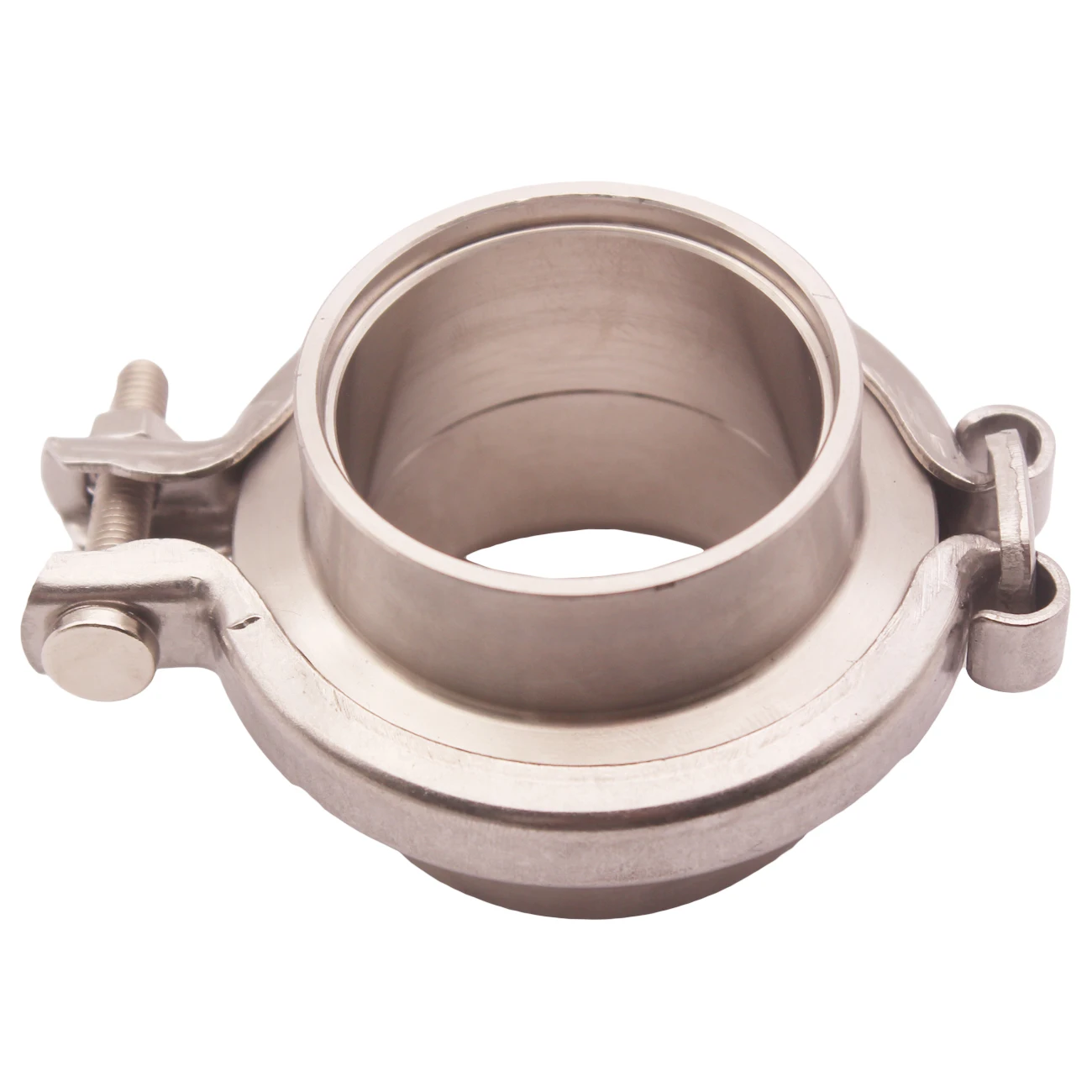 Stainless Steel Turbo Exhaust Downpipe V-Band Flange Kit ID:1.5'' V Band Clamp