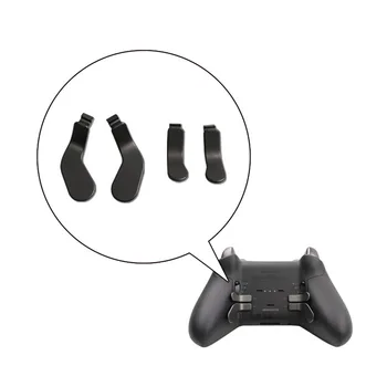 

4 in 1 Metal Paddles Hair Triggers Extension Keys for Xbox One Elite/ Elite 2 Controller Replacement Spare Parts