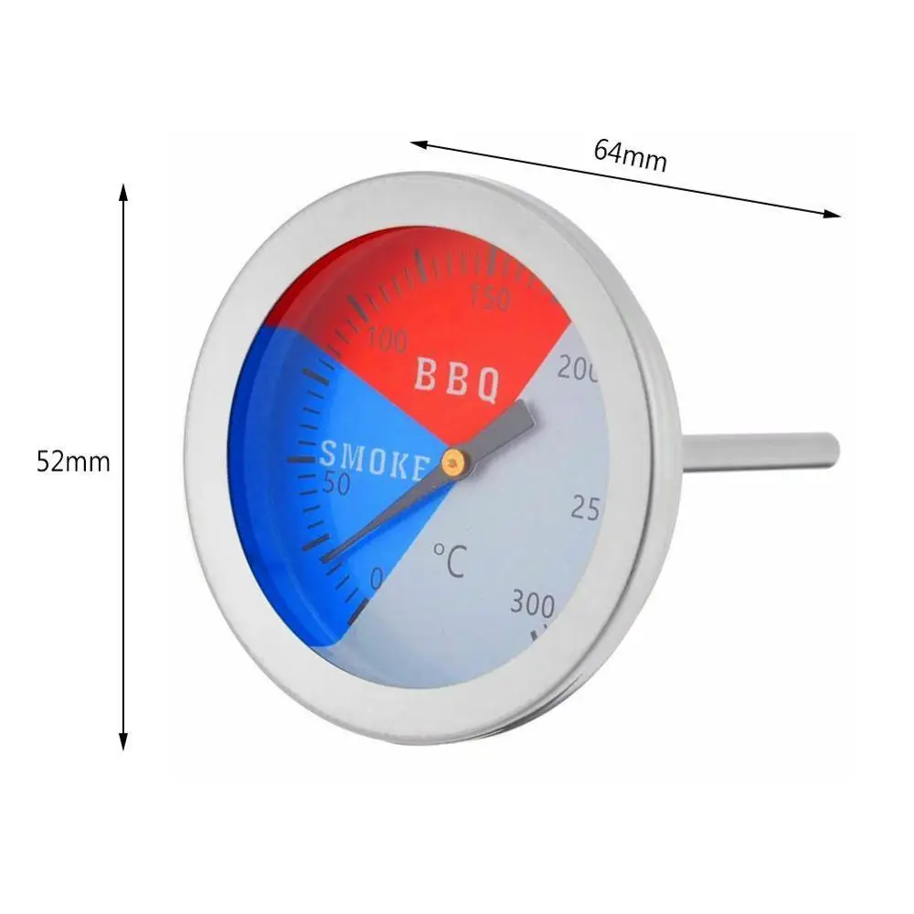 300 градусов термометр Цельсий барбекю дым гриль печь датчик температуры Открытый лагерь инструмент
