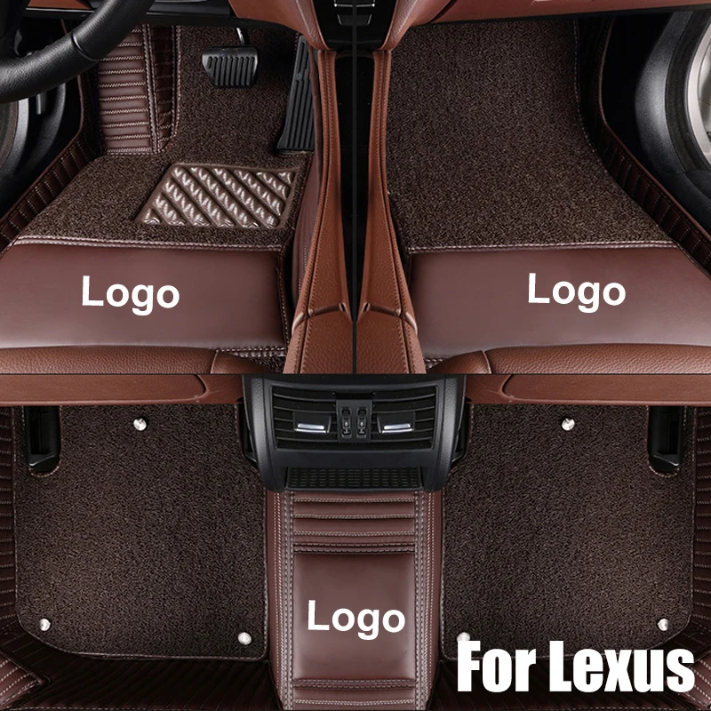 

custom car floor mat for LEXUS LOGO For LEXUS ES IS-C IS LS RX NX GS CT GX LX RC UX series Floor Foot Mats car-styling