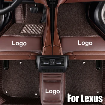 

custom car floor mat for LEXUS LOGO For LEXUS ES IS-C IS LS RX NX GS CT GX LX RC UX series Floor Foot Mats car-styling