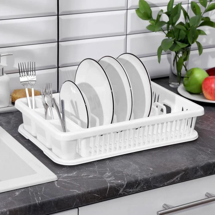 Dish dryer, white ► Photo 3/4