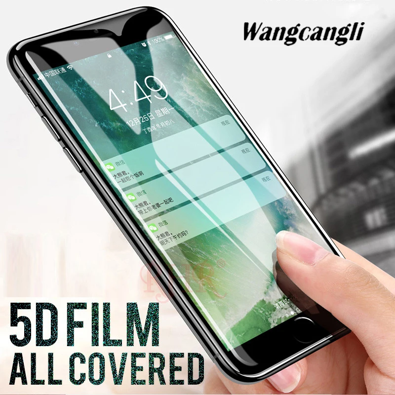 Защитная пленка 5D для iPhone 7 8 HD 2 шт./компл. | Мобильные телефоны и аксессуары