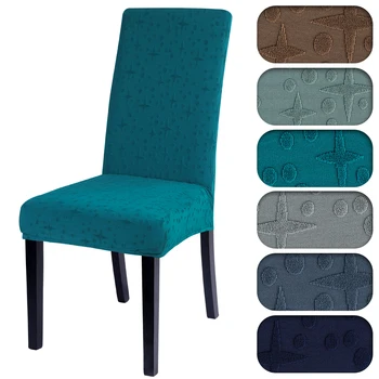 

1pcs Dining Room Home Chair Cover Removable Elastic WashableThick High-quality Fabric Stretch Seat Cover Protector